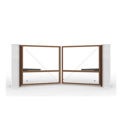 Распашные ворота ALUTECH Prestige Распашные ворота ALUTECH Prestige